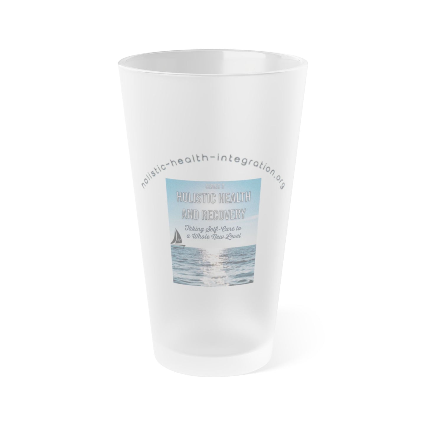 Frosted Pint Glass, 16oz