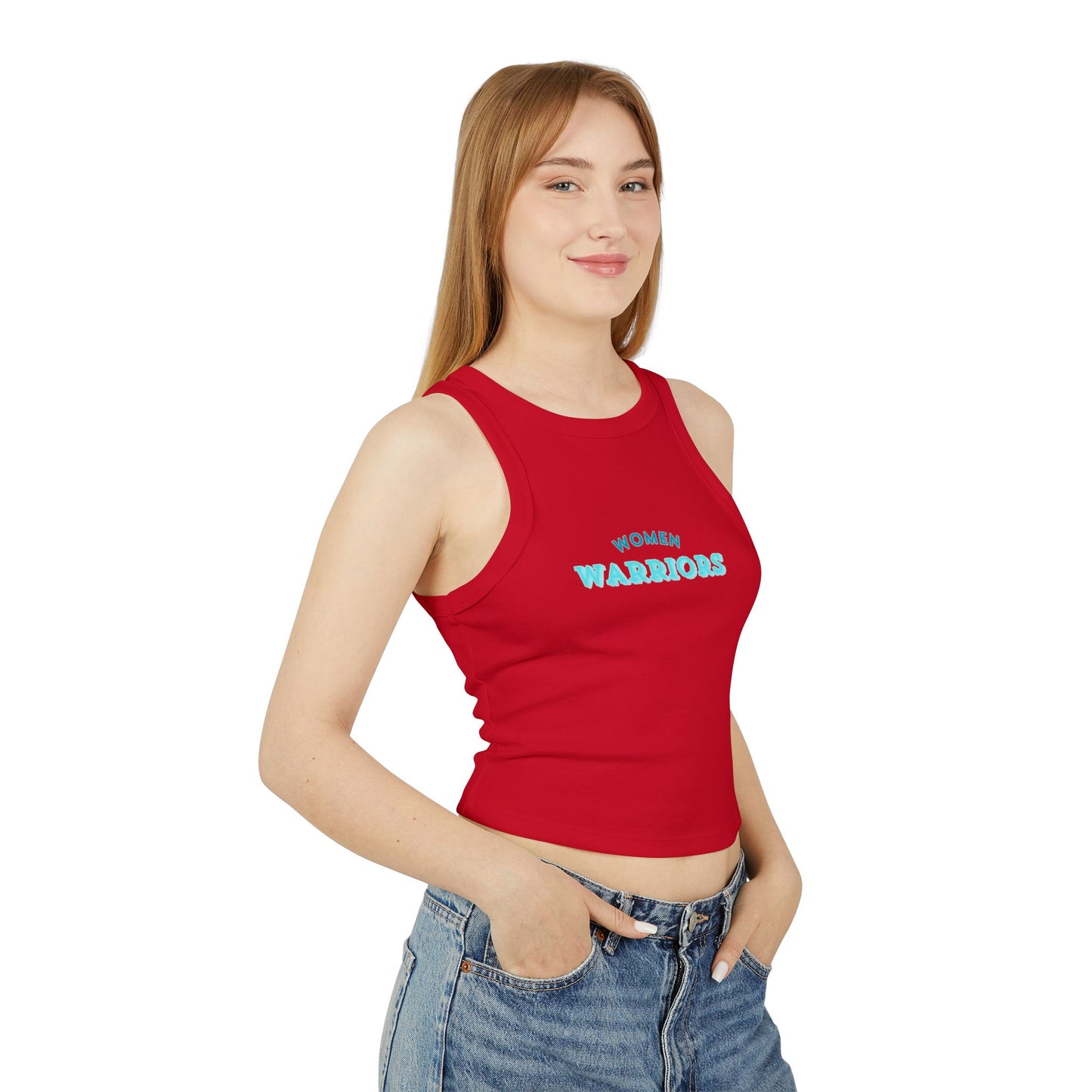 Women's Micro Rib Racer Tank Top