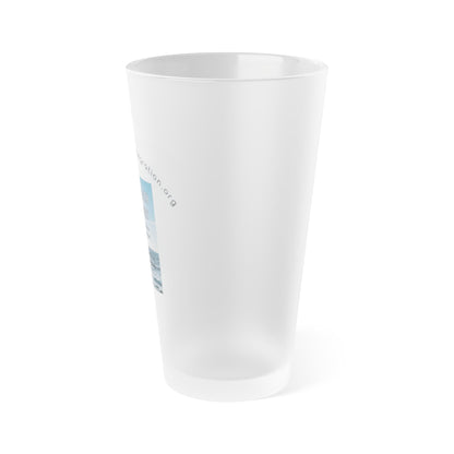 Frosted Pint Glass, 16oz